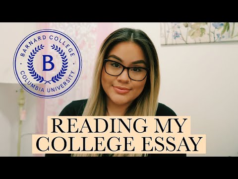 Barnard College of Columbia University College Essay || My story + TIPS