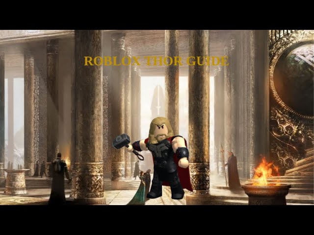 Roblox - MOD conheci o THOR!! 