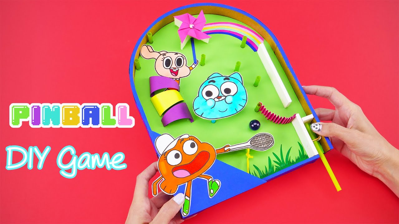 ガムボールのキャラクターでピンボールマシンを構築する方法 オンライン漫画