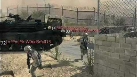 Call of Duty MW3 - Epic Cross-map Throwing Knife First Blood Kill!