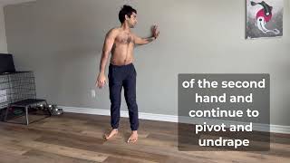 Rotation to bridge on a wall: beginners version