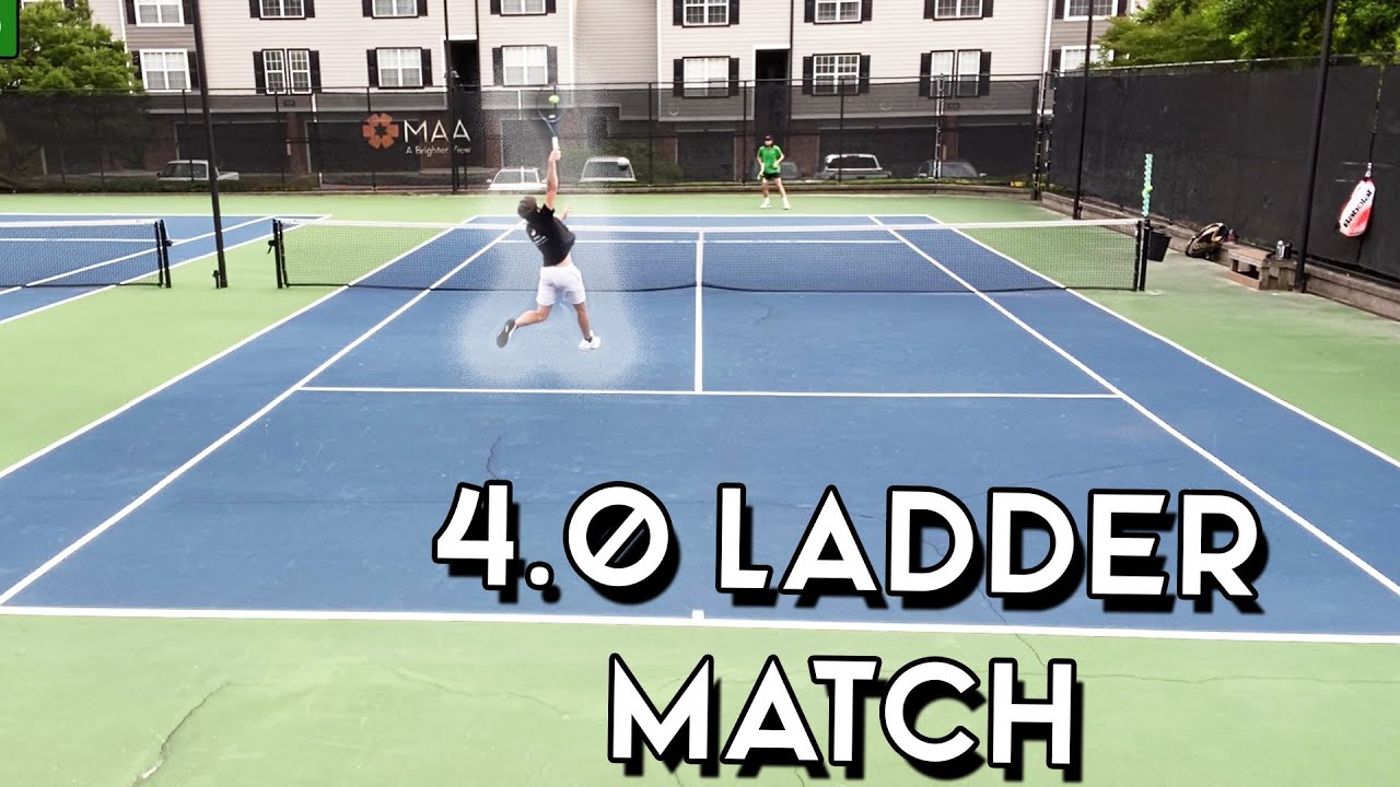 USTA 4.0 Ladder Match vs Brand New Ladder Opponent! He's TALL!