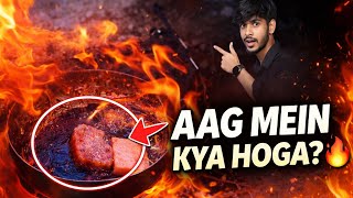 AAG MEIN SABUN DALNE PAR KYA HOTA HAI? 😱 (Experiment)