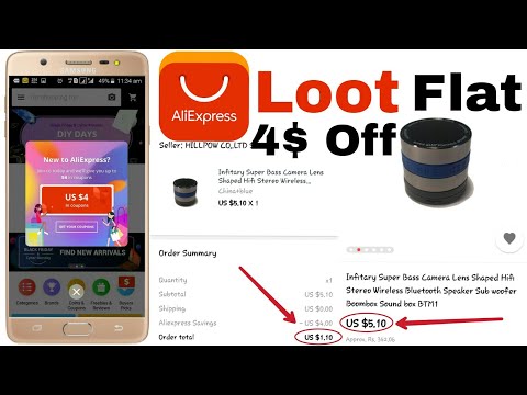 Aliexpress offer- Loot Offer Flat 4$ Off Any Aliexpress Products | Aliexpress Loot | Alibaba group