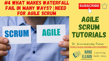 Agile Scrum Tutorials: 4 - What makes Waterfall model fail in many ways | Need for Agile Scrum