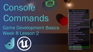 Game Development Basics - Week 8: Lesson 2 [Console Commands] Wealth
