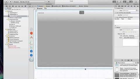 Make a Web Browser in Xcode 4.3.3