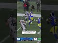 Sam Darnold PICKED OFF 😱 #rams #seahawks #nfl #samdarnold #interception