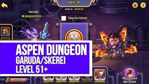 Idle Heroes - Aspen Dungeon Hell 50+ Push