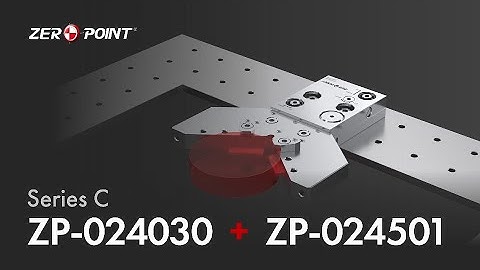 ZP-024030+ZP-024501 |  ZERO POINT is modular precision workholding system for Wire cutting machine.