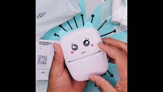 Bluetooth mini portable thermal printer Unboxing | TEMU  Mini Cat Thermal Printer 🖨️