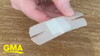 This mom has a genius Band-Aid hack | GMA