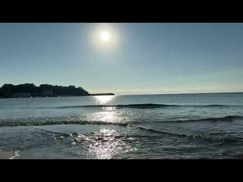 РАССВЕТ на БЕРЕГУ МОРЯ 🌊 Шум волн, мягкое утреннее солнце снимает стресс, тревогу и депрессию 😌