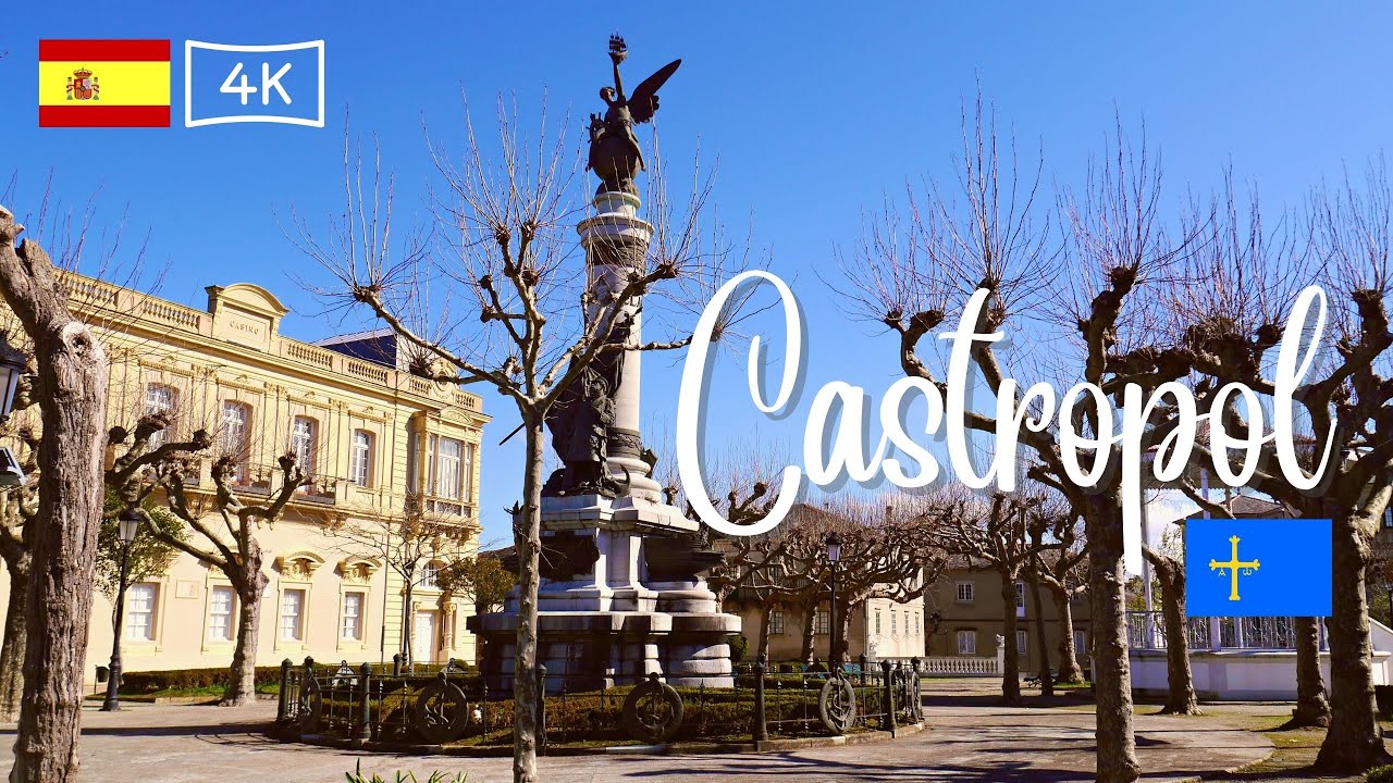 Castropol,  Asturias - marzo 2022 (4K)