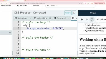 Styling Part 2 - External CSS