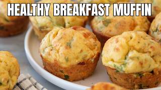 Savory Cottage Cheese Muffins | Healthy High-Protein Breakfast screenshot 1