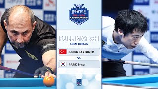 FULL MATCH: Semih SAYGINER  PARK Insu | PBA Bán Kết  GyeongJu Blueone Resort Championship 2023