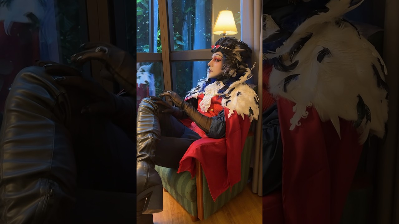 NUEVO COSPLAY, STOLAS!! #stolas #hazbinhotel #helluvaboss #cosplay #makeup #blitzo