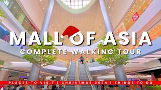 4k  Mall Of Asia Christmas 2024  One Day Itinerary  Things To Do   Walking Tour Philippines