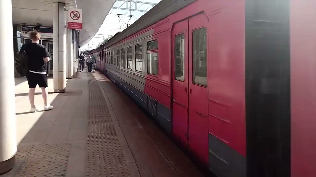 "Гость с Домодедово"! Электропоезд ЭД4М-032009/032001