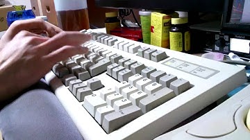 IBM 5576-A01 ブラザー工業 バックリングスプリング機構 キーボード