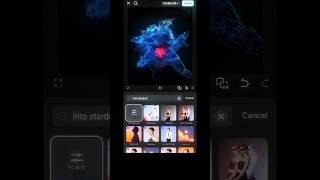How I Create into stardust Effects in Capcut Tutorial🤩#edit #capcut #tutorial