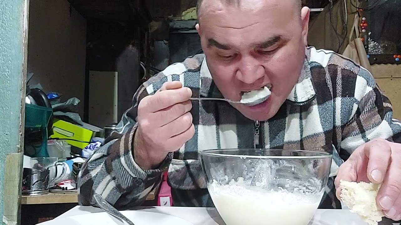 мукбанг/обжор/молочная рисовая каша/люляшка говядина-баранина/грудинка!