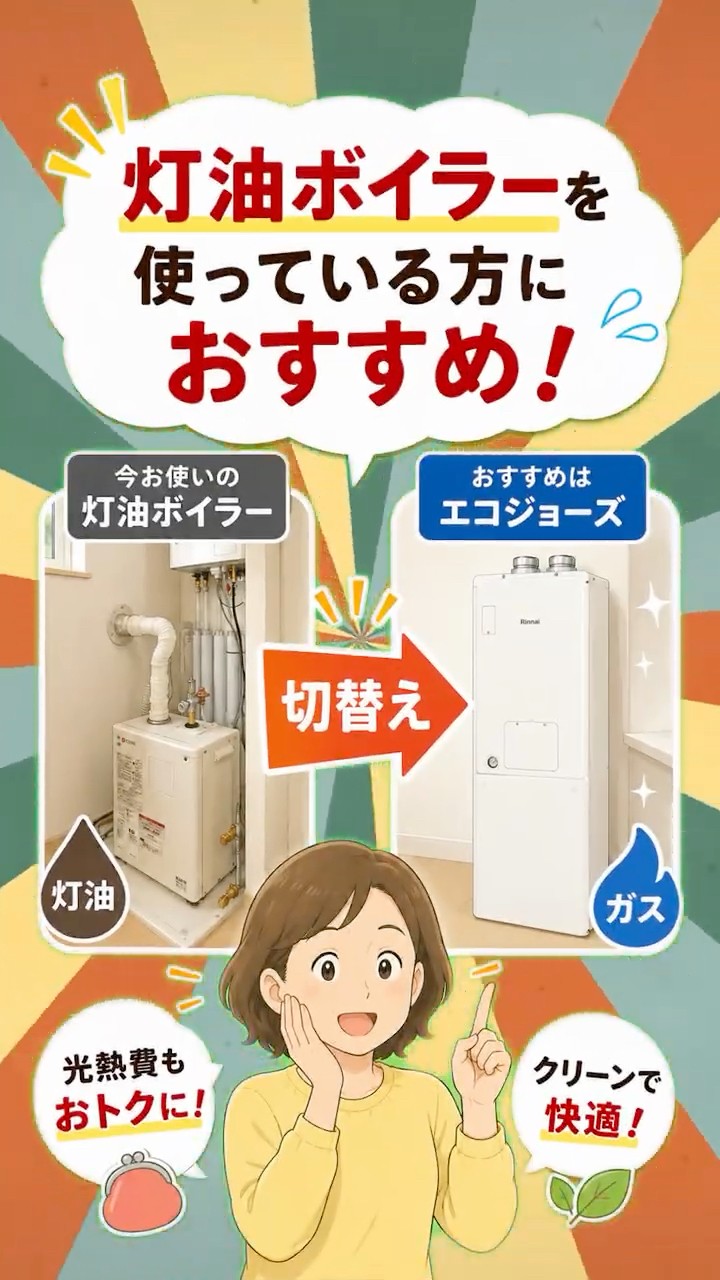 Asahikawa] Kerosene is expensive and the tank takes up too much