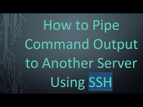 How to Pipe Command Output to Another Server Using SSH
