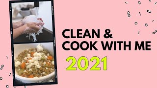 Clean & Cook With Me 2021// SAHM & Homemaker Life