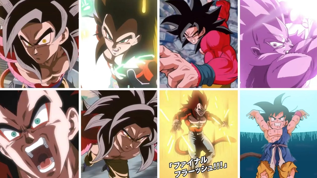 ALL ANIMATIONS! 11TH ANNIVERSARY TAG SSJ4 VEGETA + SSJ4 GOKU!! (DBZ: Dokkan Battle)