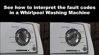 Vertical Modular Whirlpool Washing Machine - How To Interpret Fault Codes And Enter Display Mode