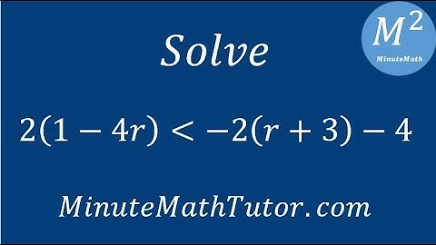 Solve 2(1-4r)‹-2(r+3)-4