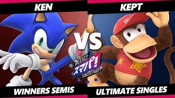 Sumapa 161 TOP 8 - KEN (Sonic) Vs. kept (Diddy Kong, Isabelle) Smash Ultimate - SSBU