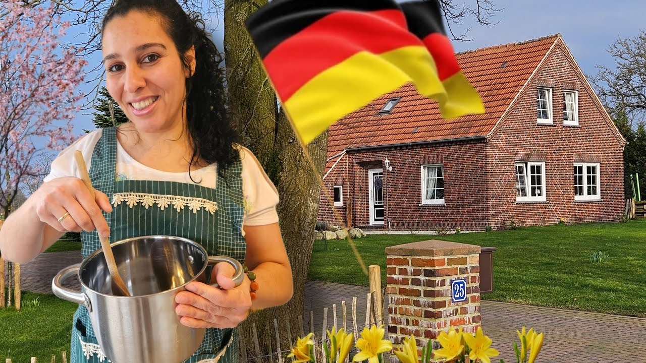 Cozinhando pra família na Alemanha | Leite puro da fazenda | Venha ver um lugar lindo e silencioso