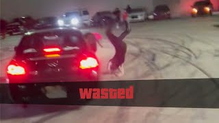 Pedestrian Gets Hit At Crazy Texas Car Meet *Cops Chase After*