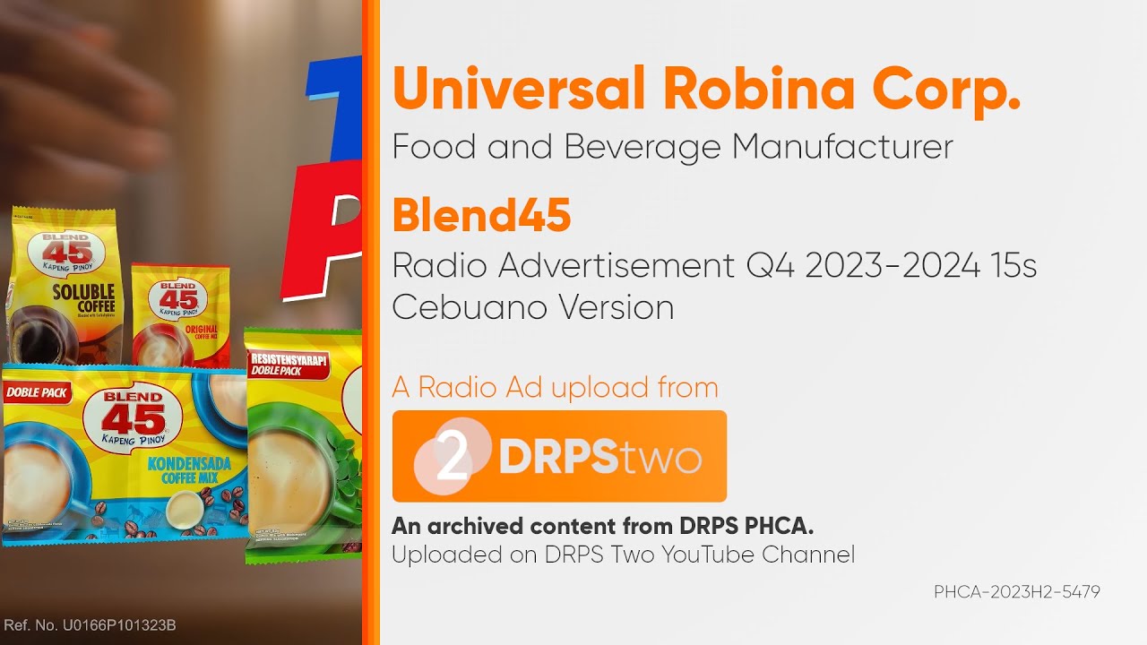 Blend45 Radio Ad Q4 2023-2024 15s (Cebuano Version)
