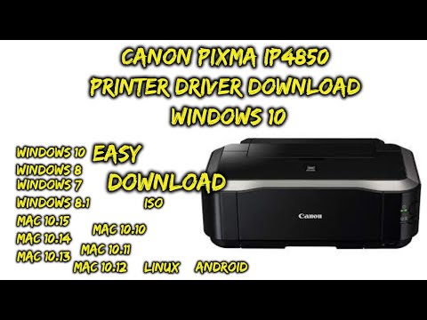 Canon PIXMA iP4850 Printer Driver Download Windows 10