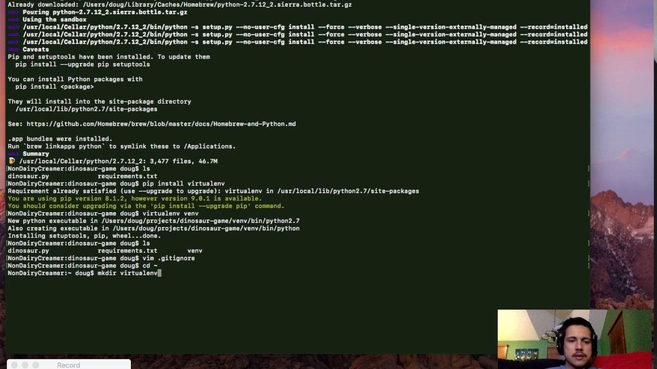 Getting a Python development environment set up on Mac OS X - YouTube Getting A Python Development Environment Set Up On Mac Os X - Youtube