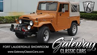 1974 Toyota FJ40 Gateway Classic Cars of Fort Lauderdale #1882