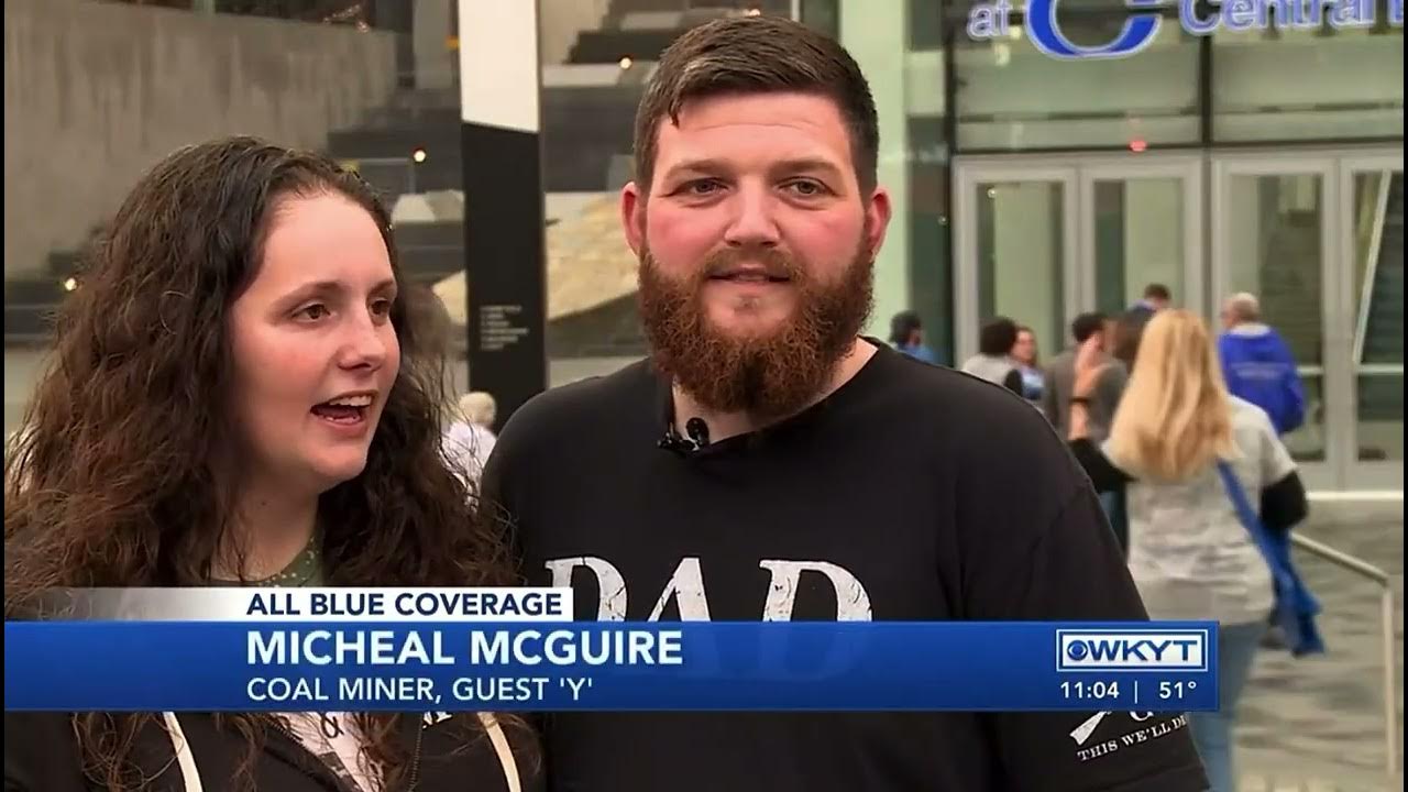 Kentucky coal miner honored at basketball game YouTube
