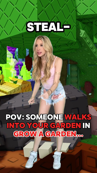 When Someone Walks Into Your “GARDEN” in GROW a GARDEN on ROBLOX… 👩‍🌾