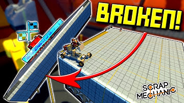 I LITERALLY BROKE THE CHALLENGE LEVEL! - Scrap Mechanic Challenge Mode