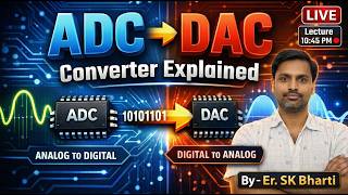 ADC & DAC Converter Full Explanation | Analog to Digital Conversion | Hindi #ADC #DAC #Converter