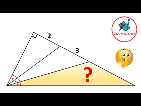 📐Calculating the Area of the Yellow Shaded Triangle | 2 Methods
