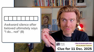 Minute Cryptic Clue 534: Awkward silence after beloved ultimately says "I do... not" (8)
