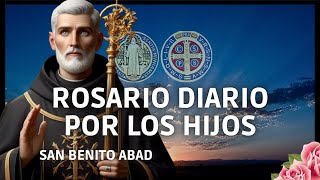 📿PODEROSO Rosario DIARIO POR LOS HIJOS a San Benito ABAD 💫Únete hoy 1 JUNIO 2024 🌹