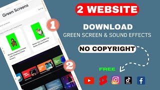 Top 2 Website Download Video Green Screen & Sound Effects [ NO COPYRIGHT ]