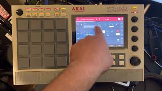 Workflow Ideas on the MPC Live 2 Retro. Using the Sequencer and creating Song sections.