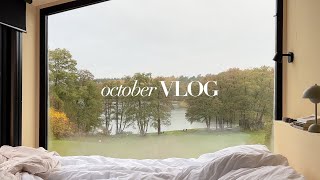 Autumn days, outdoor weekend, make-up, not feeling well | Vlog October | Nisi | AD